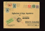 Stamp of Colombia » Airmails 1923, German Consular Mail, group of four large envelopes