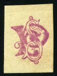 Stamp of Colombia » States - Cauca 1883, 5c violet, second issue, four examples including