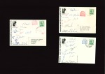 Stamp of Tibet 1970 British Annapurna South Face Expedition: Group of three signed commemorative cards signed team members