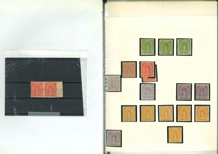 Stamp of Guatemala 1878, Indian Woman, assembly comprising over 400 stamps