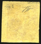 Stamp of Persia » 1868-1879 Nasr ed-Din Shah Lion Issues » 1878-79 Re-engraved (SG 37-39) (Persiphila 26-28)  1878-79 1kr. carmine on yellow paper, selection of
