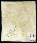 Stamp of Persia » 1868-1879 Nasr ed-Din Shah Lion Issues » 1878-79 Five Kran Stamps (SG 40-43) (Persiphila 30-37) 1878-79 5kr. bronze purple shade, unused single