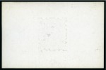 Stamp of Great Britain » 1855-1900 Surface Printed » 1867-83 High Values 1867-83 10s De La Rue die proof in black on white glazed card