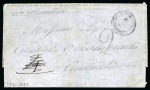 Stamp of Egypt » Egyptian Post Offices Abroad » Consular Offices » Alexandretta 1871 (21.6) Stampless letter from Alexandretta to Constantinople
