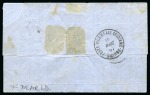 Stamp of Egypt » Egyptian Post Offices Abroad » Consular Offices » Constantinople 1867 (12.3) Letter from Constantinople to Smirne, franked 1866 1pi mauve