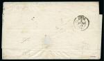 Stamp of Egypt » Egyptian Post Offices Abroad » Consular Offices » Volo (Greece) 1871 (13.5) Folded cover from Volo addressed to Sira, franked by 2nd Issue 1 piastre red and Greek 20 Lepta blue Large Hermes Head 