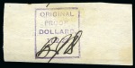Stamp of Ireland » 1922 (Feb) Dollard Overprints (T1-T14) Overprint proof with 4-line format for the high values
