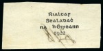 Stamp of Ireland » 1922 (Feb) Dollard Overprints (T1-T14) Overprint proof with 4-line format for the high values