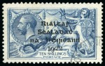 Stamp of Ireland » 1922 (Feb) Dollard Overprints (T1-T14) 10s grey-blue, two singles, one mint and one with light corner cancel