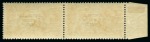 Stamp of Ireland » 1922-23 Thom Three-Line Overprints (T47-T61) 5s rose red, mint practically nh, left sheet marginal horizontal pair, showing right stamp with "S over E" variety