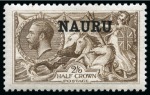 Stamp of Nauru 1916-23 Bradbury 2s6d chocolate-brown, mint nh top