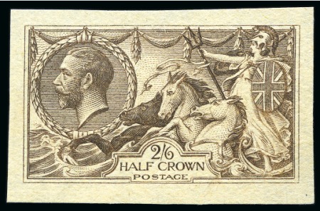 Stamp of Great Britain » King George V » 1913-19 Seahorse Issues 1913-35 Seahorses 2s6d, 5s and 10s: First 3 introductory pages to the exhibit collection