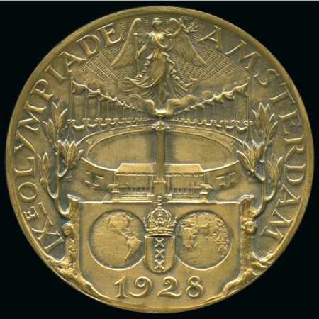 Stamp of Olympics » 1928 Amsterdam » Memorabilia 1928 Amsterdam participation medal, 55mm, bronze