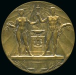 Stamp of Olympics » 1928 Amsterdam » Memorabilia 1928 Amsterdam participation medal, 55mm, bronze
