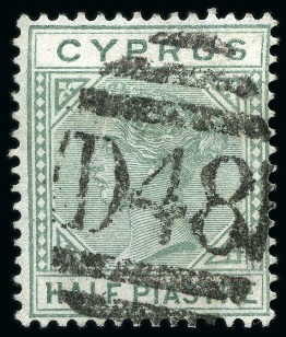 Stamp of Cyprus 1862-1960s, CANCELLATION collection in an album and some loose packets