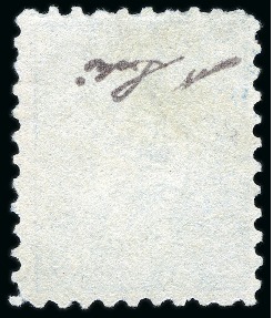 1889 Typographed Issue 2ch pale blue perf.11 DOUBLY PRINTED (one inverted), used