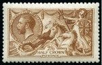 Stamp of Great Britain » King George V » 1913-19 Seahorse Issues 1915 De La Rue 2s6d cinnamon-brown mint lh