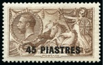 Stamp of Great Britain » King George V » 1913-19 Seahorse Issues 1915 De La Rue 2s6d assembly showing the different shades from the different printers