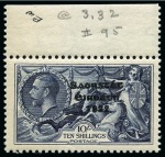 Stamp of Great Britain » King George V » 1913-19 Seahorse Issues 1915 De La Rue 10s assembly showing the different shades