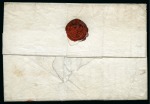 Stamp of Barbados 1673 (May 26) Entire letter to Lord High Treasurer of England, from John Willoughby one of the sons of the late Governor of Barbados