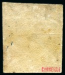 Stamp of Belgium » Belgique. 1849 Epaulettes - Réimpressions Réimpression de 1866 du 20 centimes bleu foncé sur papier épais uni