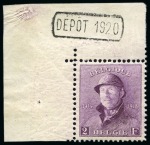 Stamp of Belgium » General issues from 1894 onwards 1919-20 Roi Casqué, la série complète, neuf avec gomme intacte