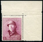 Stamp of Belgium » General issues from 1894 onwards 1919-20 Roi Casqué, la série complète, neuf avec gomme intacte