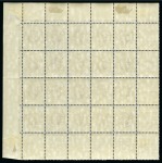 Stamp of Great Britain » King Edward VII » 1902-10 De La Rue Issues 1902-10 De La Rue 9d slate purple & pale ultramarine, chalk surfaced paper, in complete mint nh pane of 20