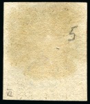 Stamp of Great Britain » 1840 1d Black and 1d Red plates 1a to 11 1840 1d Black pl.5 SF with very good to large margins, neatly cancelled by an upright red MC