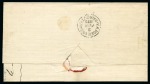 Stamp of Egypt » Egyptian Post Offices Abroad » Consular Offices » Mersina (Turkey) 1872 (30.1) Cover from Mersina franked by 3rd Issue 1872 1 piastre red tied by V.R. POSTE EGIZIANE / MERSINA cds