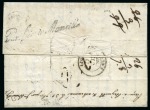Stamp of Egypt » French Post Offices » Alexandria 1837 (8.10) Letter form Alexandria to Lyon