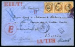 Stamp of Egypt » French Post Offices » Suez 1868 (7.6) Letter from Suez to Otto von Bismarck, Prince and Chancellor of the German Empire