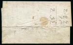 Stamp of Egypt » Greek Post Office » Alexandria 1837 (21.7) Folded entire from Syra to Alexandria with fine SYRA despatch cds, an early commercial letter