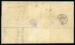 Stamp of Egypt » British Post Offices » Alexandria 1868 (10.10) Cover from Alexandria to Malta with four 1858-79 1d red pl. 97 and 1865-67 6d lilac pl. 6
