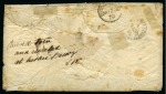 Stamp of Egypt » British Post Offices » Suez 1870 (5.11) Cover from Suez to Bridgewater, England, via Southampton to avoid Paris and the Franco-Prussian War