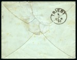Stamp of Egypt » Italian Post Offices » Alexandria 1892 Egypt postal stationery letter envelope 1pi. brown on blue cancelled by cursive “PIROSCAFI POSTALI/ INGLESI”