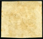 Stamp of Brazil » 1843 Bull's Eyes 1843, 30r black, intermediate impression, unused with part o.g.