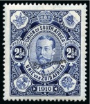 Stamp of South Africa » Union & Republic of South Africa 1910 Opening of Union Parliament 2 1/2d with "Specimen" overprint in small black italic letters