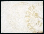 Stamp of Brazil » 1843 Bull's Eyes 1843, 30r black, worn impression, a very attractive marginal used example