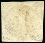 Stamp of Brazil » 1843 Bull's Eyes 1843, 30r black, intermediate impression, used at Ouro Preto