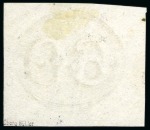 Stamp of Brazil » 1843 Bull's Eyes 1843, 60r black, intermediate impression, unused without gum