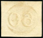 Stamp of Brazil » 1843 Bull's Eyes 1843, 60r black, early impression, unused without gum