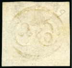 Stamp of Brazil » 1843 Bull's Eyes 1843, 60r black, early impression, 1st composite plate, state C, position 18, used