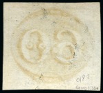 Stamp of Brazil » 1843 Bull's Eyes 1843, 60r black, early impression, used at Porto Alegre