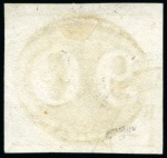 Stamp of Brazil » 1843 Bull's Eyes 1843, 90r black, early impression, used at Bahia