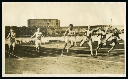 Stamp of Olympics » Collections & Miscellaneous Lots 1928-48, Group of 18 PRESS PHOTOS from an Argentinean press company, mostly from the Olympic Games