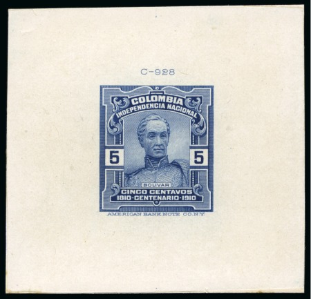 Stamp of Colombia 1869-1935, a miscellaneous small group of mint 17 stamps