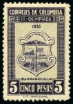 Stamp of Colombia 1869-1935, a miscellaneous small group of mint 17 stamps