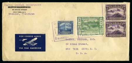 Stamp of Nicaragua 1932 2c Rivas Railroad, exceptionally used on 14.12.1933