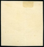 Stamp of India » 1854 Lithographs Spence 23: 4a aniline red and blue on yellowish wove paper in block of four